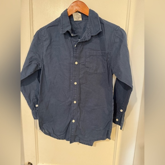 Crazy 8 Kids Blue Button Down Shirt - Picture 4 of 5